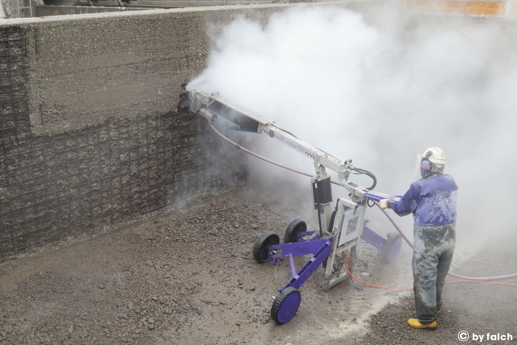 Hydrodémolition robotisée Demolition Robot Uhp 1