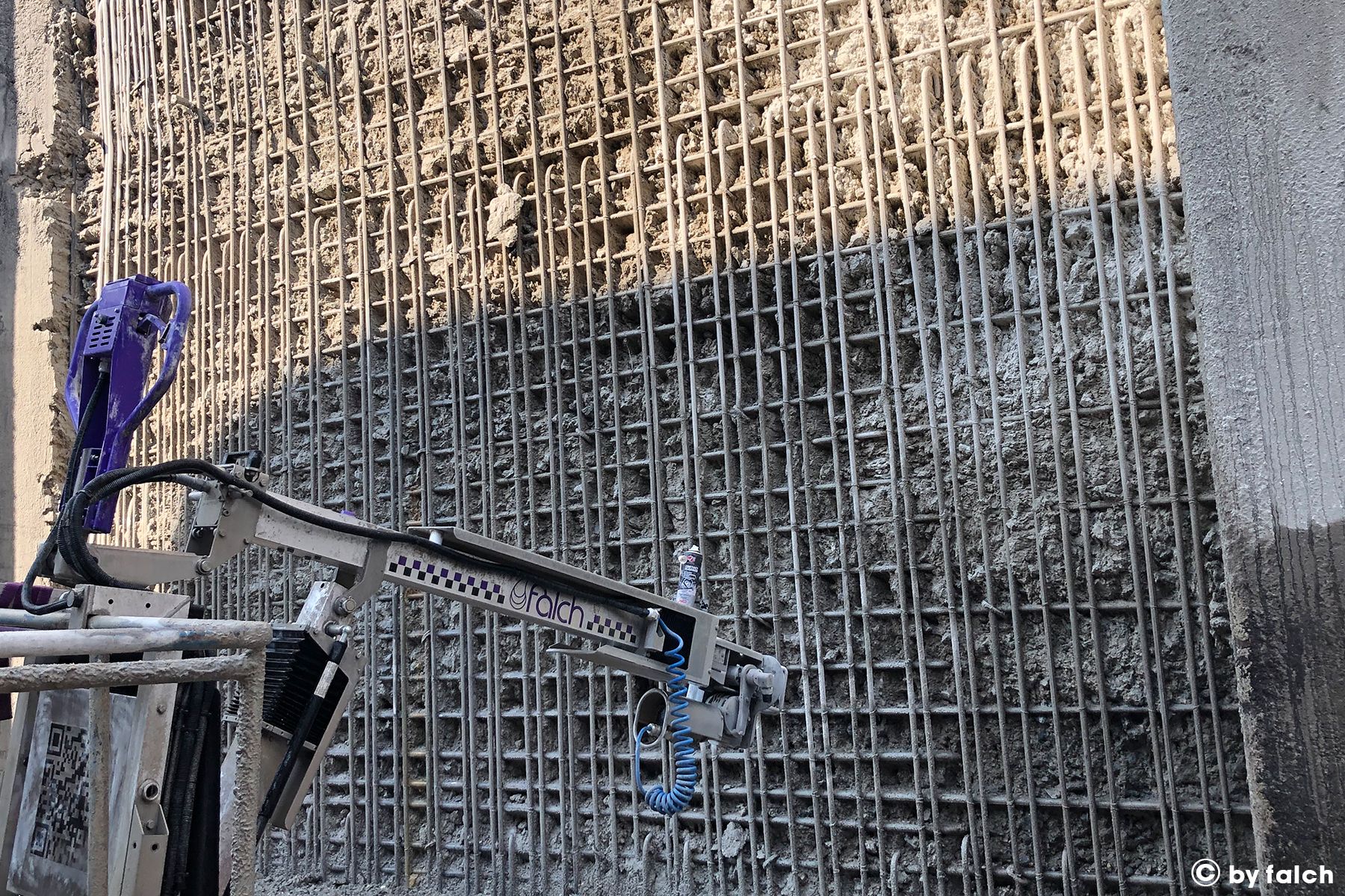 Hydrodémolition Hydrodemolition Beton Ferraillage