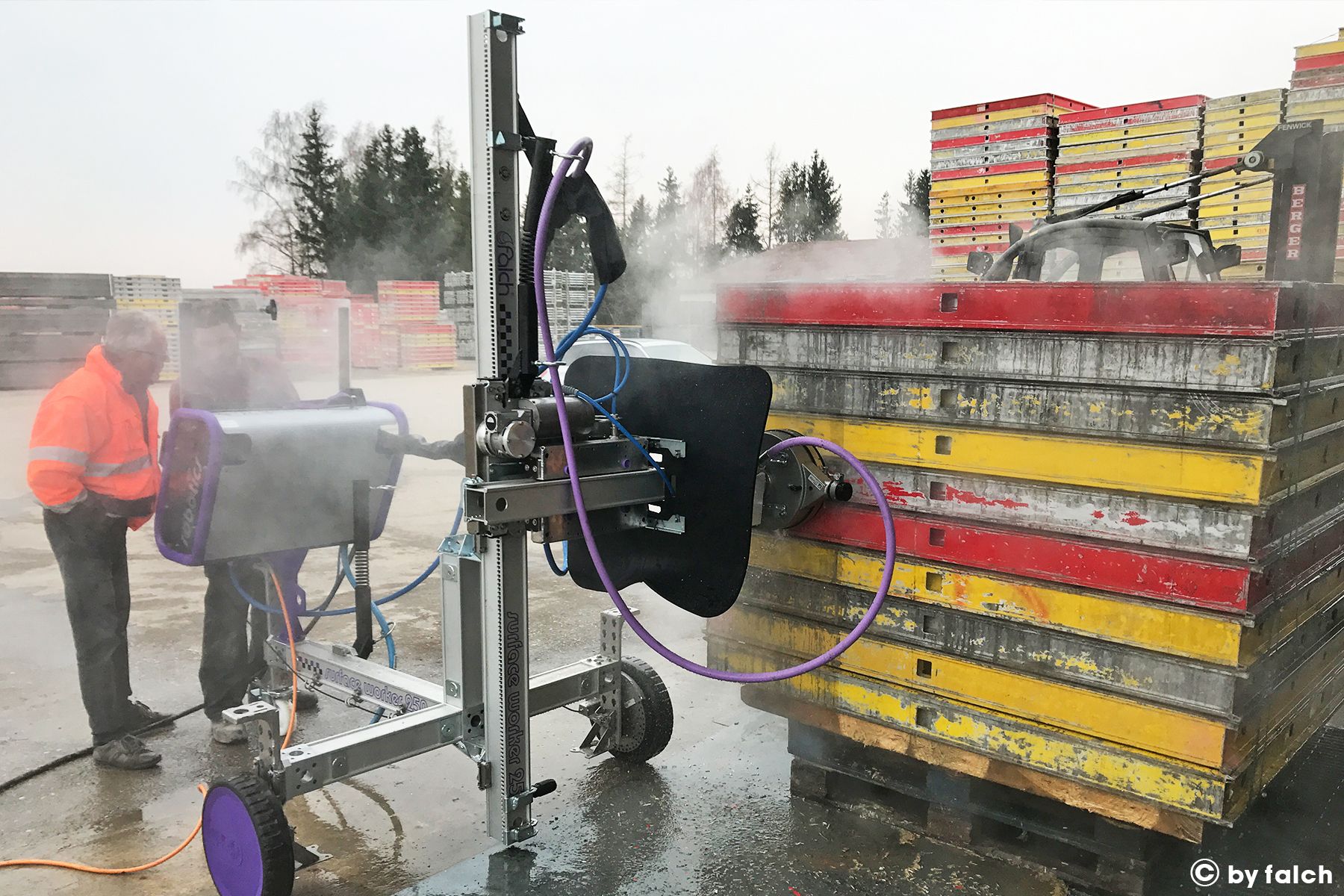 Hydrodécapage hydrodecapage coffrage robotise