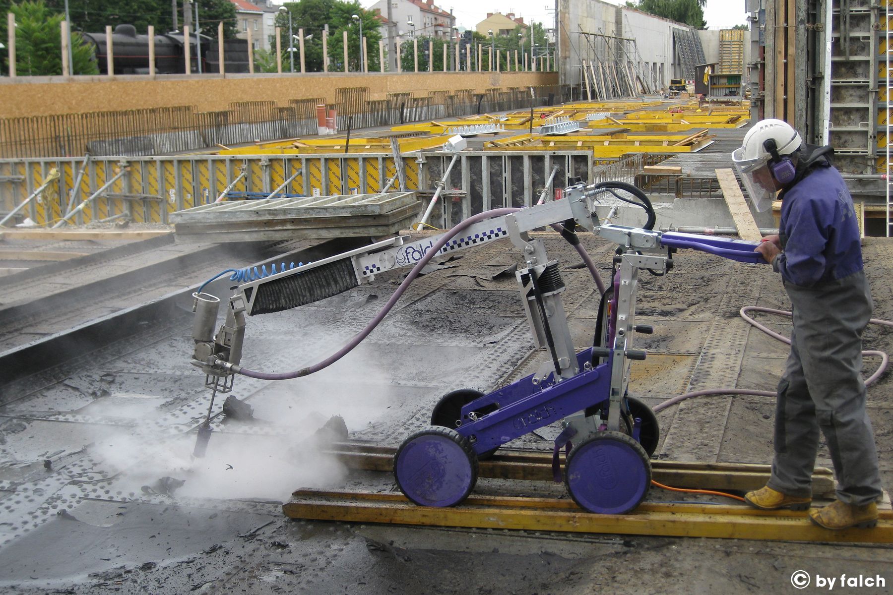 Hydrodécapage mécanisé hydrodecapage semi automatique