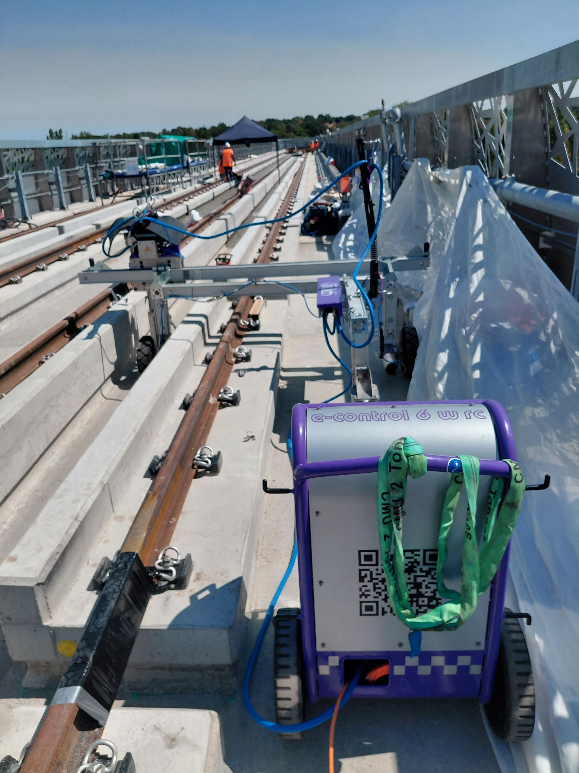 Hydrodécapage robotisé sur le chantier de la future Ligne C du Métro de Toulouse robot hydrodecapage toulouse
